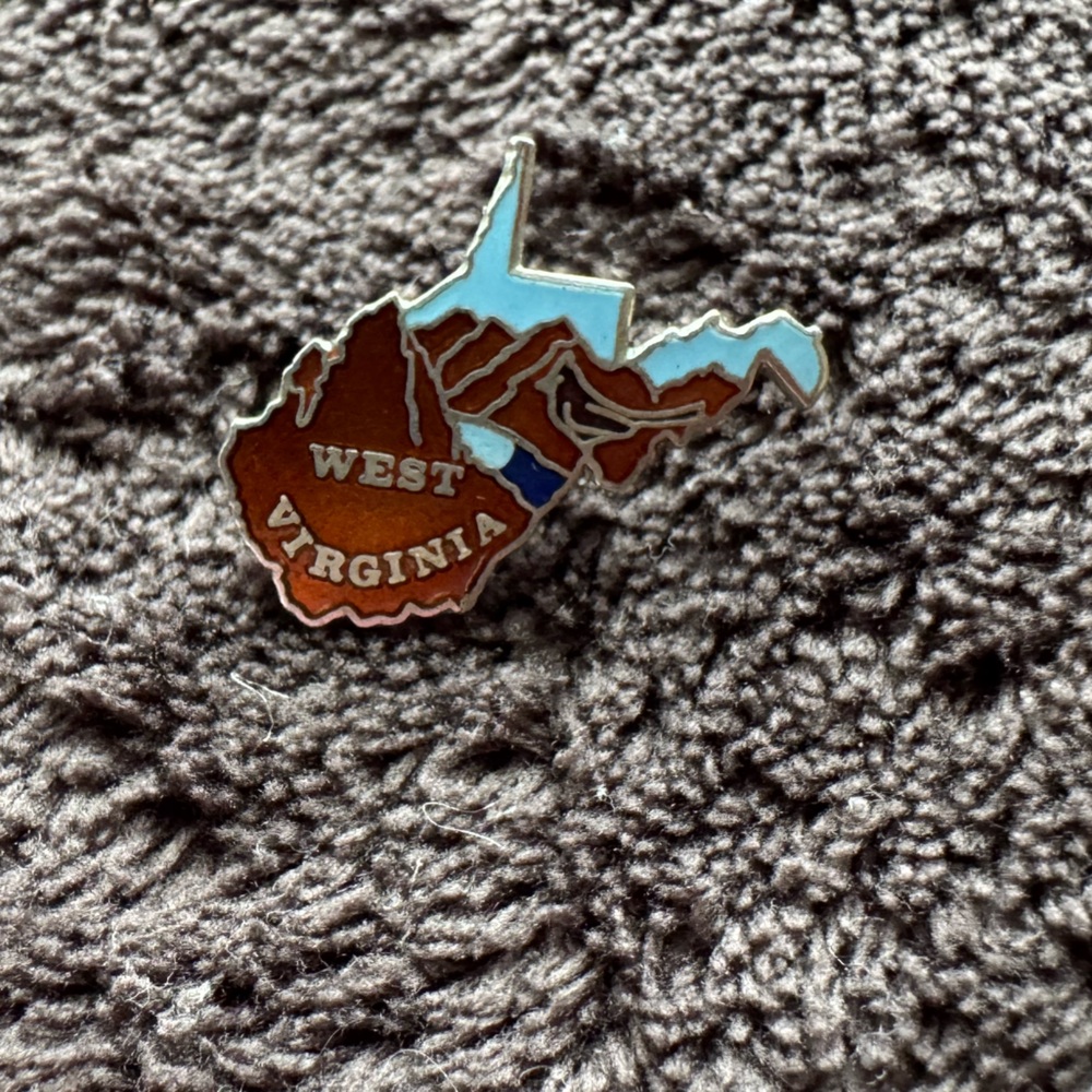 Bundle 3 for $10 West Virginia vintage enamel hat lapel pin
